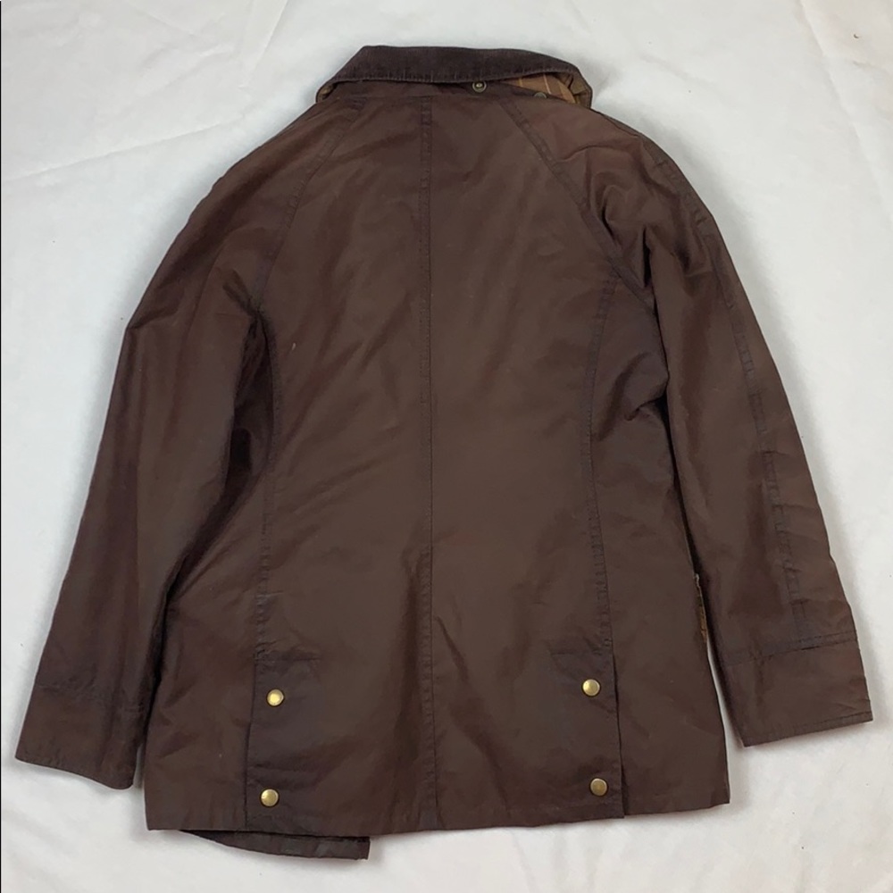 Barbour Beadnell jacket in brown, size 2 - Picture 5 of 7